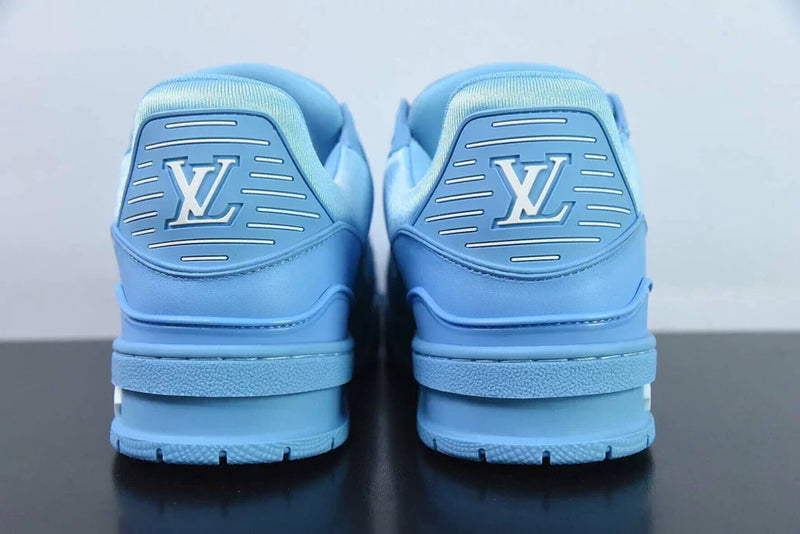 LV Trainer Blue Embossed Monogram