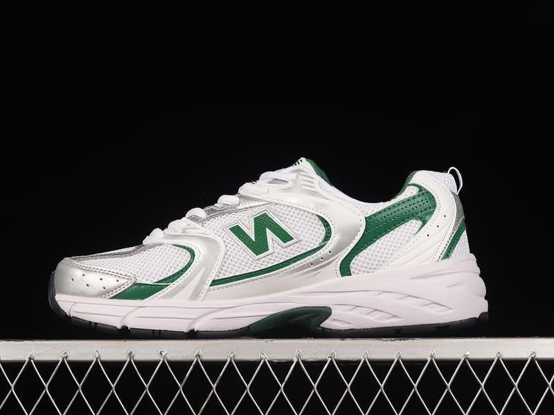 New Balance 530 White Nightwatch Green