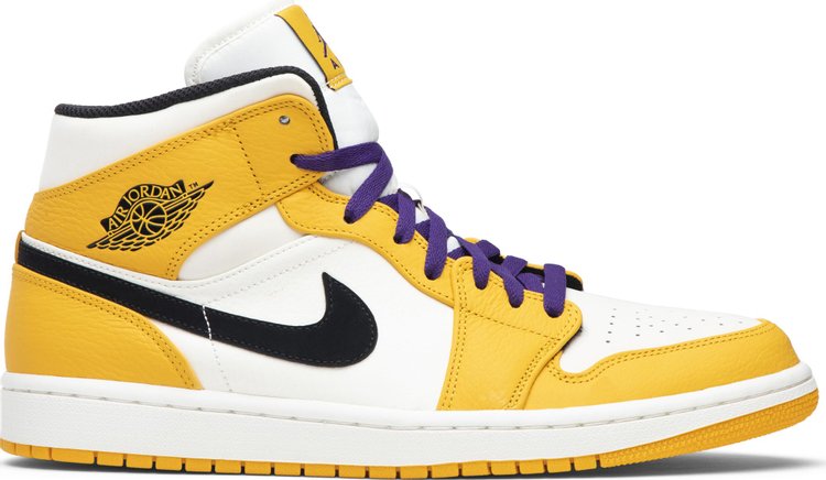 Nike Air Jordan 1 Mid 'Lakers'