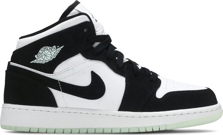 Nike Air Jordan 1 Mid SE GS 'Glow in the Dark Panda'