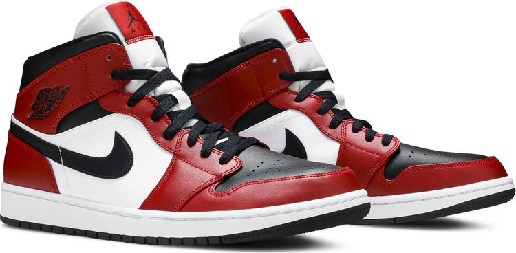 Nike Air Jordan 1 Mid 'Chicago Black Toe'