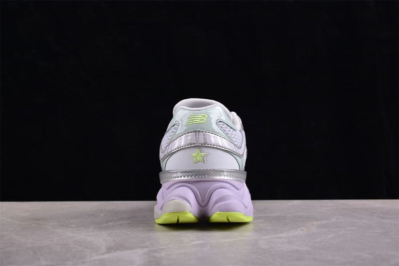 New Balance 9060 White Silver Metalic Taro