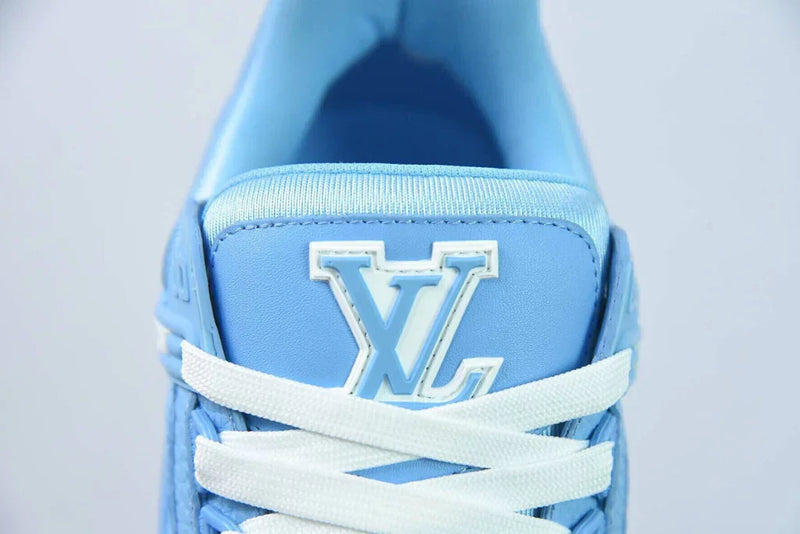 LV Trainer Blue Embossed Monogram